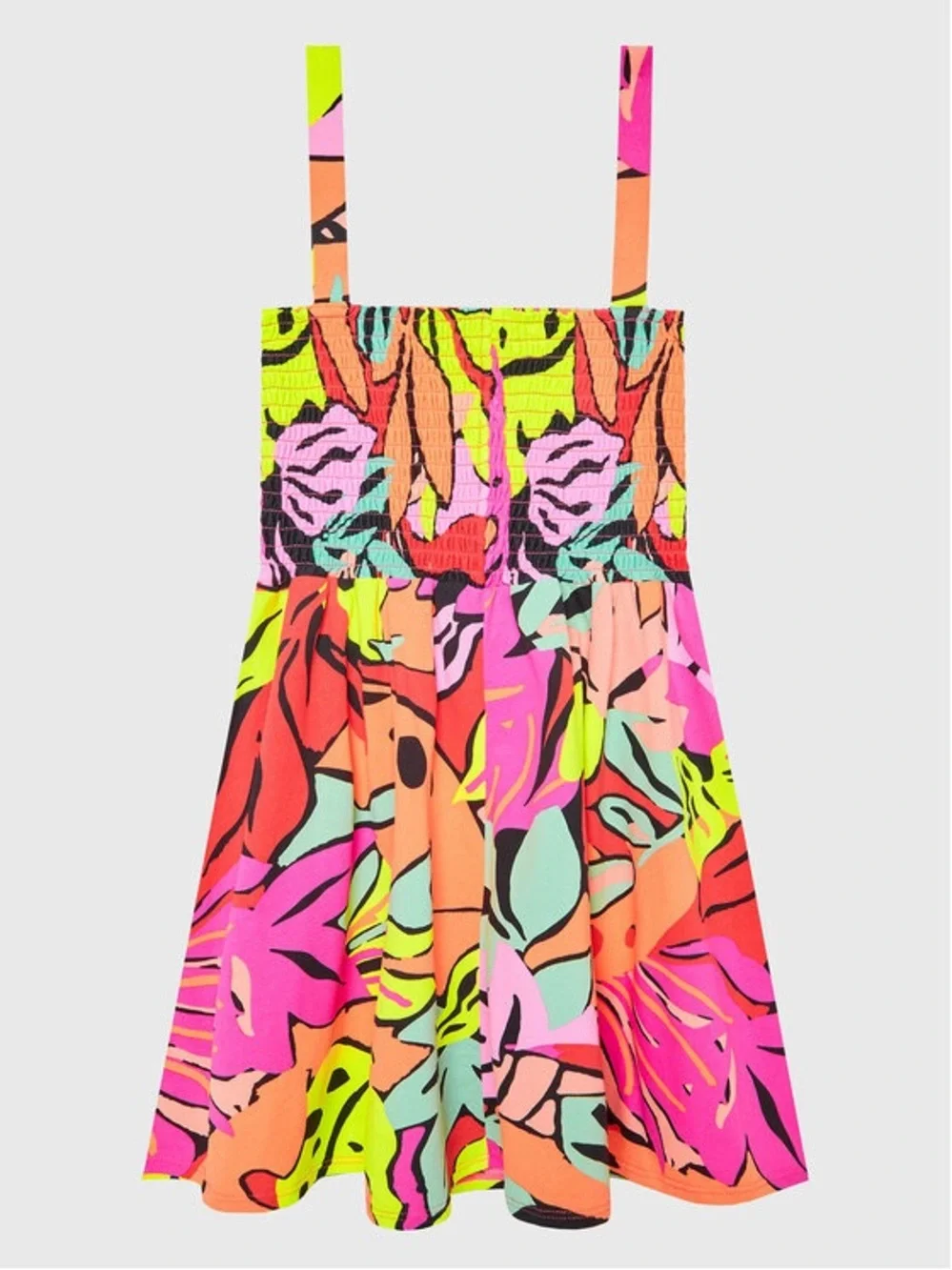 Girls Maaji Dress/cover-up neon colors colorful rainbow swim material spandex